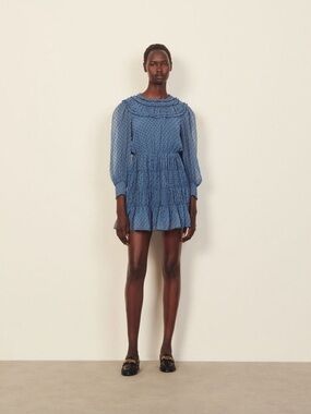 Sandro Paris Gwen mini dress , sz : 6 {38 }